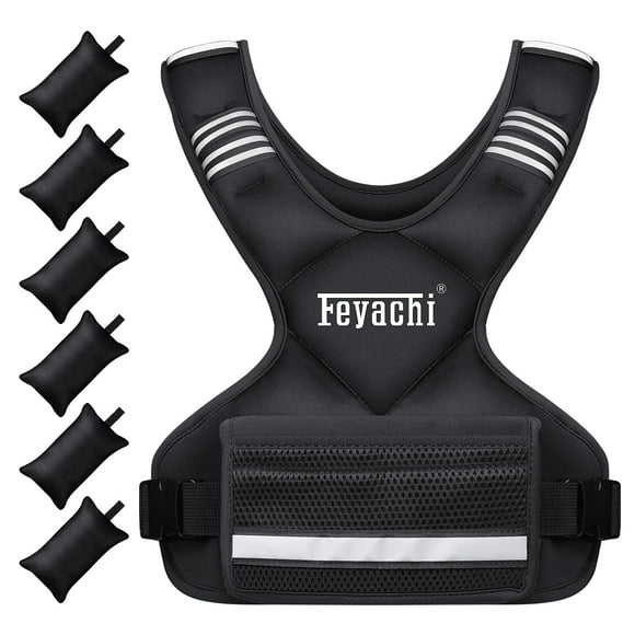 Chaleco pesado Feyachi, tipo X, 5,4 kg, para correr, hombre y mujer