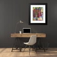 thumbnail image 4 of Hermann Scherer 19x24 Black Modern Framed Museum Art Print Titled - The ‘Pfalz’ in Basel, 4 of 5