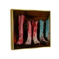 thumbnail image 4 of Stupell Industries Cowgirl Boots Photography Beauty & Fashion Photography Gold Floater Framed Canvas Art Print Wall Art, 21 x 17, 4 of 10