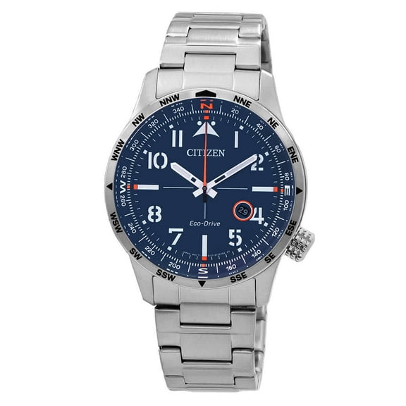 Citizen Eco Drive Weekender Men's Blue Dial Stainless Watch BM7550-52L