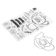 thumbnail image 3 of Tetera transparente diseño único fácil de usar material de molde transparente para decoración DIY, 3 of 8