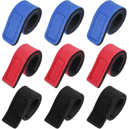 XD4-Fishing Rod Wrap Pole Straps 9pcs Fishing Rod TiesHook & Loop Fishing Rod Belts Fishing Pole Belt Stretchy Rod Holder Elastic Fishing Tackle Ties Fishing Rod Ties for Casting*04