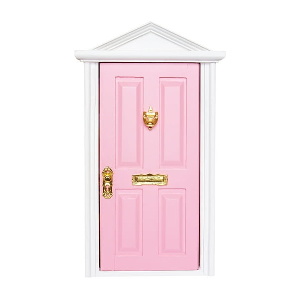 Vogacara 1 juego * Mini puerta de la casa pequeñas y maravillosas mini puertas de modelos de muebles de en miniatura para escena DIY Type2 NO2 Vogacara FN001811-02