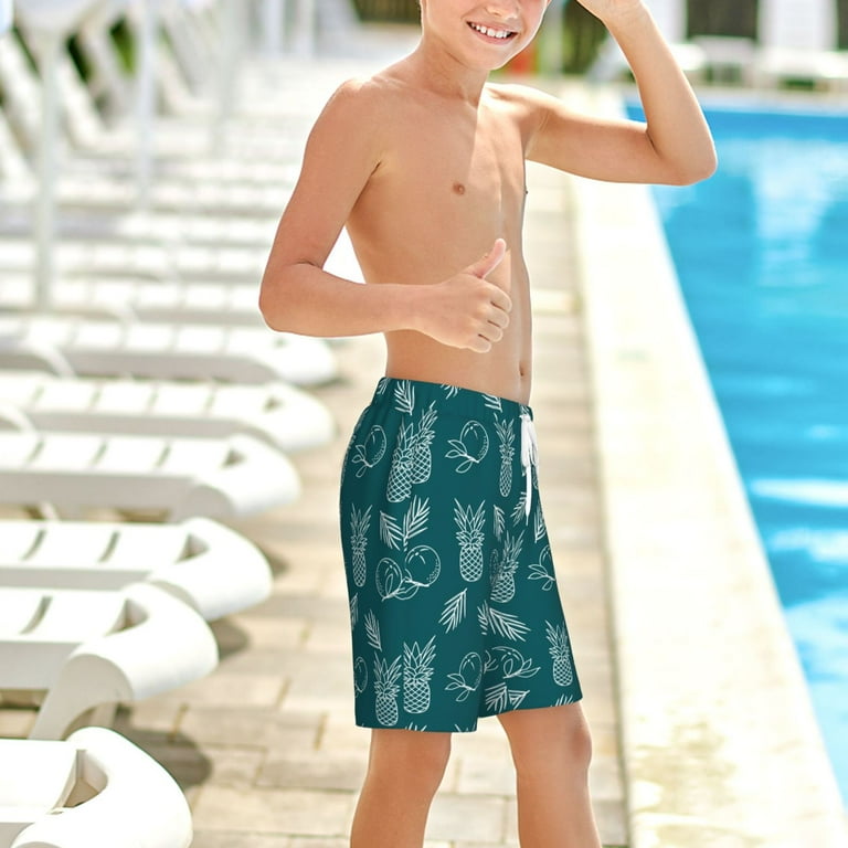 Pineapple swim trunks walmart best sale