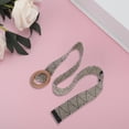 thumbnail image 5 of Unique Bargains 1 Pc Adjustable Waist Belt Braided Design Waist Cord Black Beige, 5 of 5