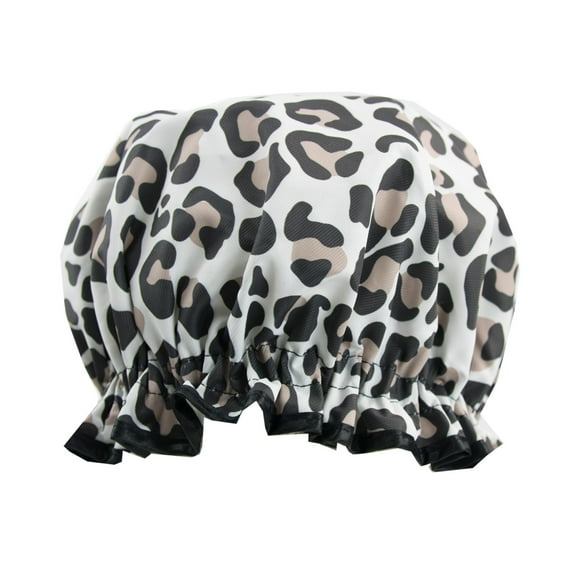 Vintage Cosmetic Bonnet de Bain, Imprimé léopard Vintage Cosmetic Bonnet de Bain, léopard