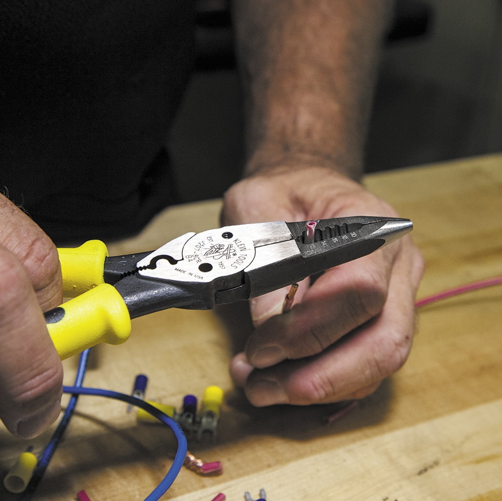 Klein Tools J2078CR All-Purpose Pliers with Crimper