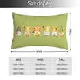 thumbnail image 2 of Salouo Sunflower Gnomes 5 Pattern Pillow Cases,1PC Pillow Covers with Envelope Closure Decorative Pillow Case for Bed Couch,Pillows Not Included-14"x20", 2 of 6