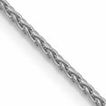 thumbnail image 1 of 14K White Gold Jbsp's 1mm D/C Round Wheat Chain (18 X 1) Made In United States 1201-18, 1 of 5