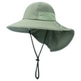 thumbnail image 2 of Yoyauz Children's Sun Hat UPF50+ Sunscreen Bucket Hat Toddler Summer Beach Play Cap with Neck Flap, 2 of 7