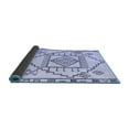 thumbnail image 2 of Ahgly Company Indoor Rectangle Solid Blue Modern Area Rugs, 7' x 10', 2 of 4