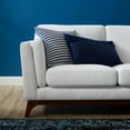 thumbnail image 4 of Modway Chance Modern Wood & Fabric Upholstered Sofa in White/Brown, 4 of 5