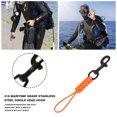 thumbnail image 4 of Gancho de seguridad de perno de acero inoxidable con hebilla de buceo de cuerda Accesorios para exteriores JShteea El nuevo, 4 of 7