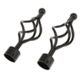 thumbnail image 4 of 2 Piezas de Varillas Decorativas para Cortinas BLESIY Twist Black, 4 of 8