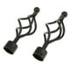 thumbnail image 4 of 2 Piezas de Varillas Decorativas para Cortinas BLESIY Twist Black, 4 of 8