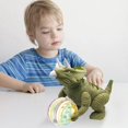 thumbnail image 4 of Electrónico para Caminar con Luz Articuciones Móviles con Sonido, Eléctrico para Niños con Patas Móviles para Caminar Co Triceratops CUTICAT Dinosaurio RC, 4 of 6