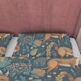 thumbnail image 3 of Juego de cama retro ciervo, funda nórdica jungla, funda nórdica verde, bosque, 3 of 6