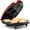 Metallic Red, variant on Holstein Housewares 6-Section Non-Stick Arepa Maker, Multi-Food Maker - Eggs, Mini Pancakes, Corncakes and More, Matte Black