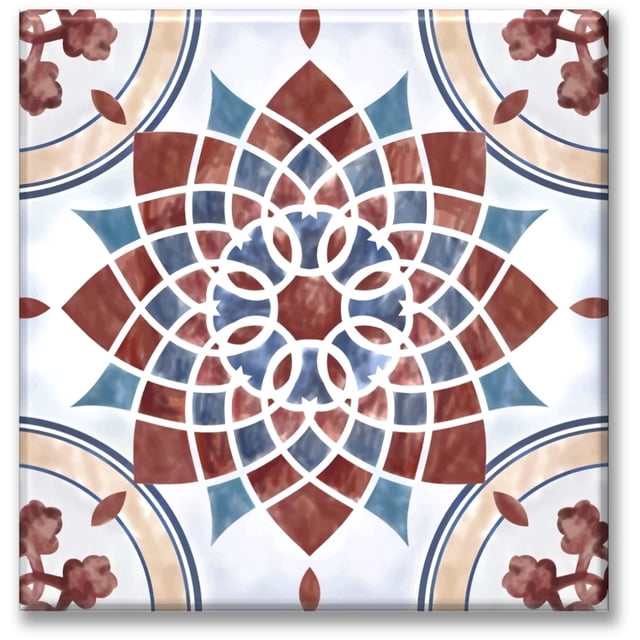 Cuadro Canva Pixtreats Listo Para Colgar Tipo Galería Azulejo 100X100 cm