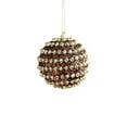 thumbnail image 2 of Steadlien Brown Foam Christmas Ornaments Set of 12 Coffee Themed Glitter Hanging Balls with Adhesive Powder for Xmas Tree Decorations Holiday Party Festive Decor, 2 of 6