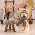 thumbnail image 3 of Christmas Wool Felt Doll Children Gift Photography Props Hotel Restaurant Window, 3 of 5