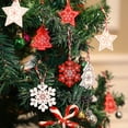 thumbnail image 4 of Adornos de madera JanHm 60 piezas Navidad 4 estilos, 4 of 5