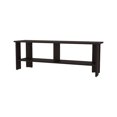 thumbnail image 3 of 65" TV Stand with Open Storage, Walnut Stained Design, Stylish & Functional Living Space Decor, 3 of 7