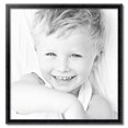 thumbnail image 2 of ArtToFrames 34" x 35" Black Engraved Edges Picture Frame, 34x35 inch Black Wood Poster Frame (WOM-4055), 2 of 8