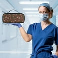 thumbnail image 4 of COEQINE Halloween Black Cat Stethoscope Storage Bag Bat Stethoscope Bag Cute Stethoscope Case for Nurse and Doctor Nurse Pouch with Stethoscope Spooky Holder Storage Bag Organizer, 4 of 7