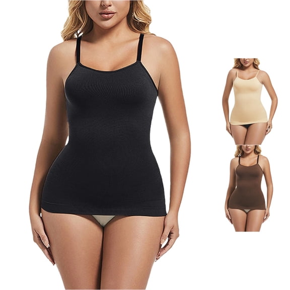SIYUDAN Women's Plus Size Seamless Shapewear Bodysuit Strap Compression Waist Control XL