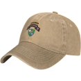 thumbnail image 1 of 3rd Battalion 75th Ranger Regiment with Ranger Denim Trucker Hat Baseball Cap for Men Cowboy Dad Black, 1 of 8