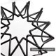 thumbnail image 3 of Portavasos, 4 piezas de soporte de metal para juegos de posavasos cuadrados o redondos, estante de hierro forjado para decoración del hogar, 3 of 4