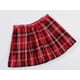 thumbnail image 2 of Disfraces de faldas plisadas a cuadros para mujer (L Rojo Negro Blanco), 2 of 5