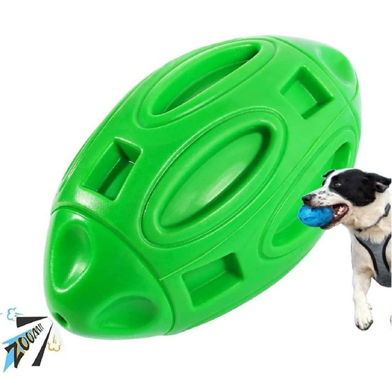 Squeaky Dog Toys For Aggressive Chewers: Rubber Puppy Chew Ball