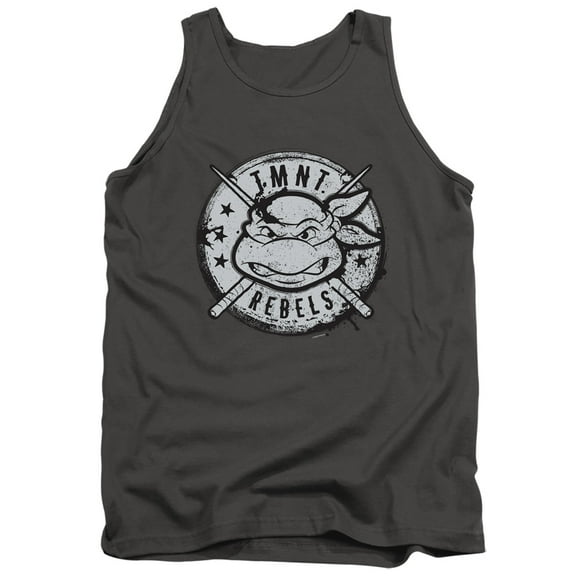 TMNT Teenage Mutant Ninja Turtles Rebels Distressed Logo Unisex Adult Tank Top