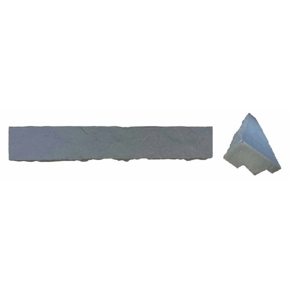 OTECKO Distinct 4-Pack Faux Stone Ledger Sill 48 Inches Long High Density Polyurethane Ledger Iron Gray
