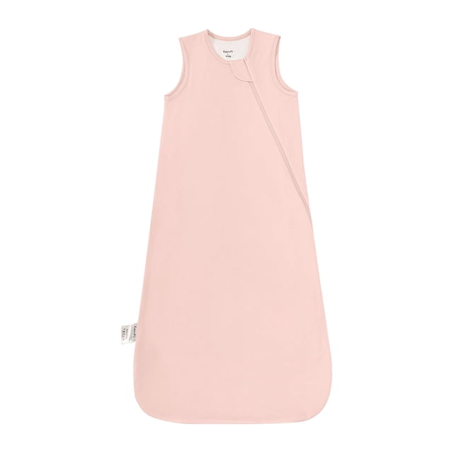 Saco de dormir EasyFi Rayon Bamboo para niños pequeños, 1 tog, rosa, 12 a 18 m