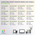 thumbnail image 2 of TCT LC61 Ink Cartridge 5 Pack - Compatible With Brother LC-61 LC61BK LC61C LC61M LC61Y, 2 of 6