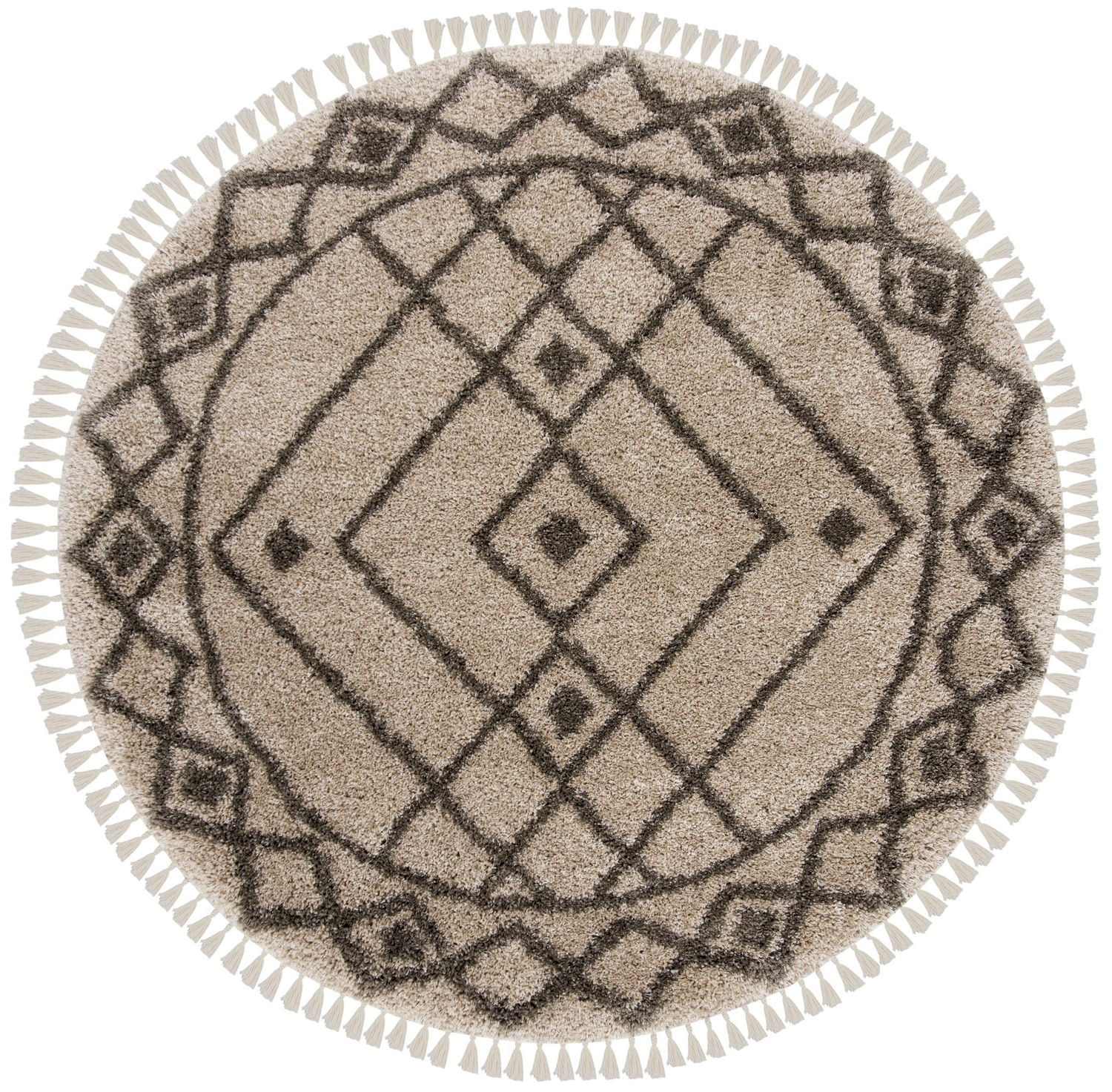 Safavieh Moroccan Fringe Erksine Geometric Shag Area Rug