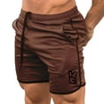 thumbnail image 2 of Faithtur Men Summer Swim Shorts Solid Color Elastic Waist Swimming Trunks, 2 of 2