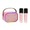 thumbnail image 1 of Mini BT Karaoke Machine Karaoke Speaker with Wireless Microphones Dazzling, 1 of 8