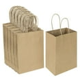 thumbnail image 2 of HJQEQVD Gift Bags 5.91 X 3.15 X 8.27 Inch 10Pcs Paper Gift Bags Medium Size Brown Paper Bags with Handles Bulk Wedding Party Favor Bags Shopping Bags Retail Merchandise Bags Gift Sacks, 2 of 3