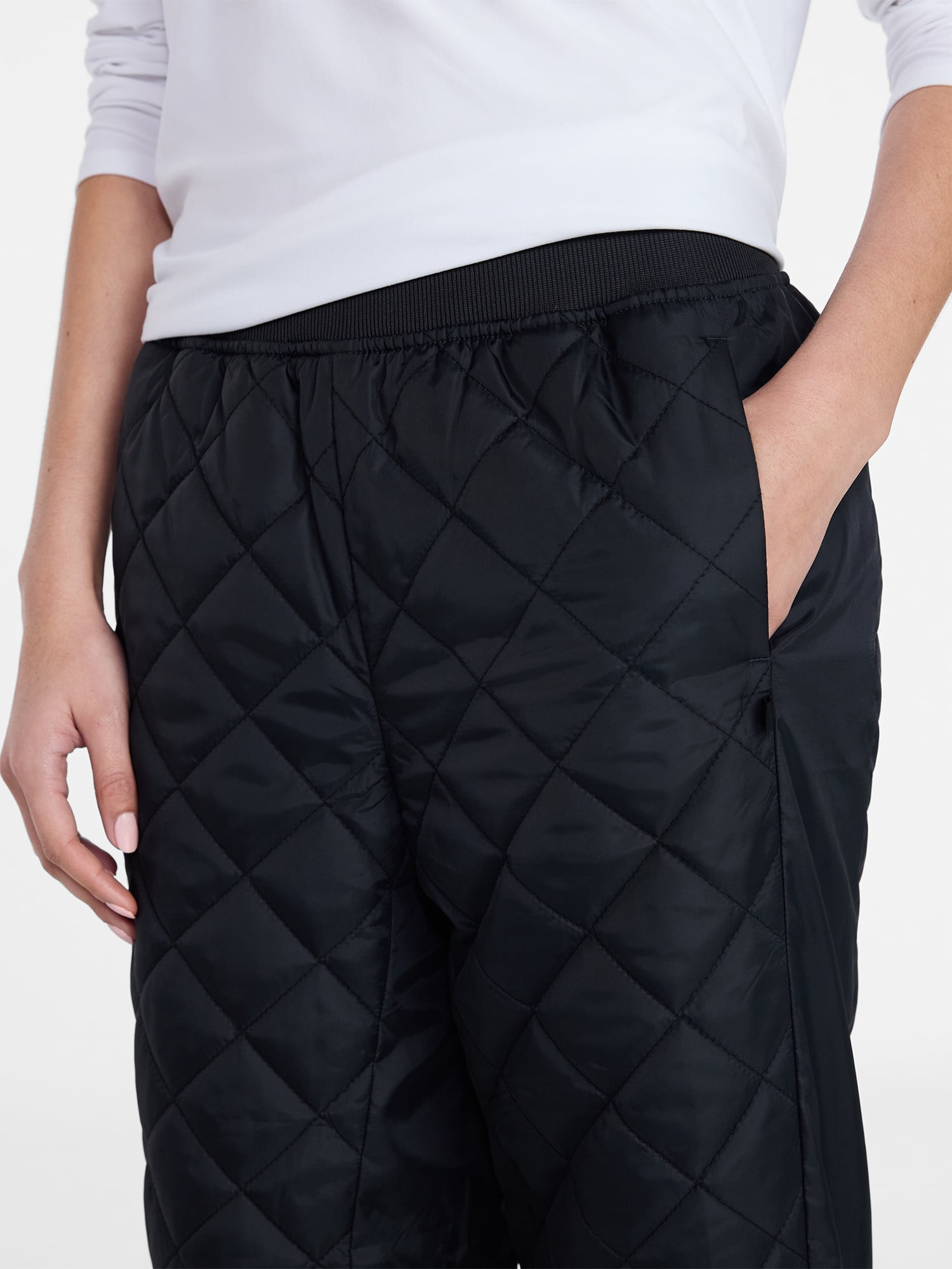 Avia Women's Quilted Hiker Jogger Pants, Sizes XS-XXXL