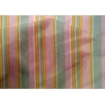 thumbnail image 3 of oneOone Tissu de Soie de Coton Imprimé à Rayures Multicolores par Yard 42 Pouces de Large, 3 of 3