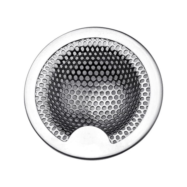 Colador de desagüe para fregadero, rejilla de acero inoxidable, fácil de instalar, antiobstrucción 102 mm x 20 mm