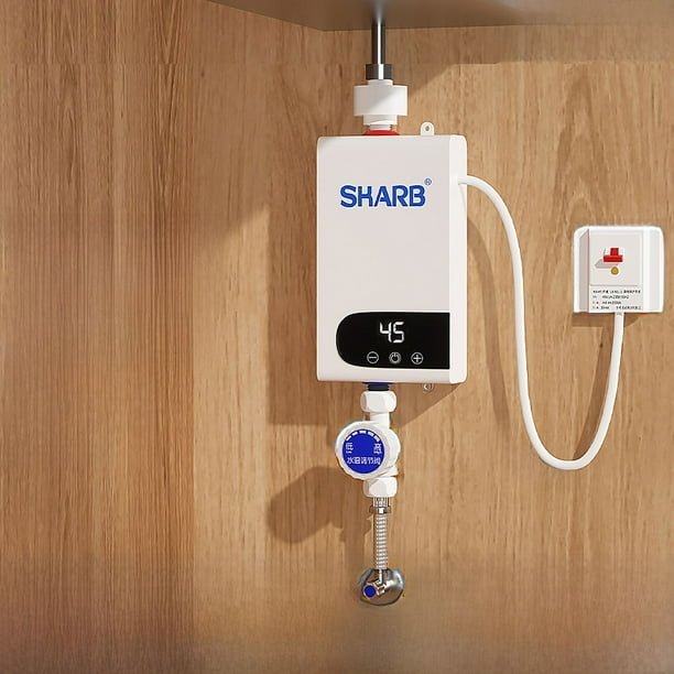 Calentador de agua eléctrico doméstico de temperatura constante, pequeño tesoro de cocina, de calentamiento instantáneo y rápido, calibre 110 V