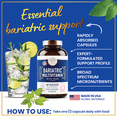 thumbnail image 5 of Bariatric Multivitamin with Iron - 45 mg Iron Once Daily, 21 Essential Vitamins - Easy to Swallow Bariatric Vitamins for Women & Men - Gastric Bypass, Gastric Sleeve Recovery Support - 30 Capsules, 5 of 6