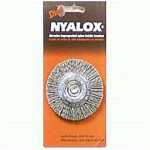 Dico Products 541-772-4 4 In. Crs Nyalox Mounted Wheel Grey