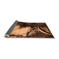 thumbnail image 2 of Ahgly Company Indoor Square Oriental Orange Industrial Area Rugs, 4' Square, 2 of 4