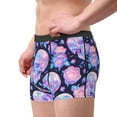 thumbnail image 2 of Honeii crystal Skull flower Men's Underwear Boxer Briefs Pack, ComfortSoft Boxer Brief for Men, Moisture-Wicking Breathable-X-Large, 2 of 5